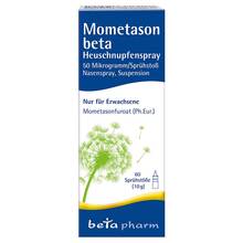 Abbildung: Mometason beta Heuschnupfenspray 10 g, Nasenspray PZN 14374112 