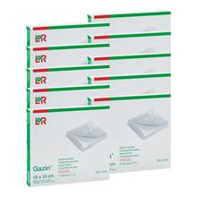 Gazin Mullkomp.10x10 cm steril 8fach 20x5 St