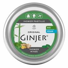 Abbildung: Ingwer Ginjer Pastillen Bio Minze 40 g, Pastillen PZN 15249998 