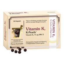 Abbildung: Vitamin K2 K-Pearls Weichkapseln 120 St, Weichkapseln PZN 15570884 