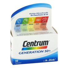 Centrum Gen.50 + A-Zink + Floraglo Capletten 30 St