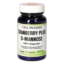 Cranberry Plus D-Mannose GPH Kapseln 30 St