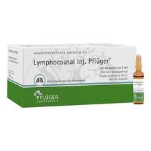 Abbildung: Lymphocausal Injektion Pflüger Ampullen 100X2 ml, Ampullen PZN 15892180 