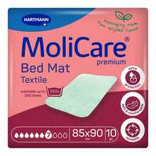 Molicare Premium Bed Mat Textile 7 Tropfen 85x90cm 10 St