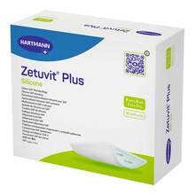 Zetuvit Plus Silicone steril 8x8 cm 10 St