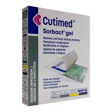 Cutimed Sorbact Gel Kompressen 7,5x15 cm 12 St
