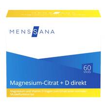 Magnesiumcitrat + D direkt Menssana Pulver 60 St