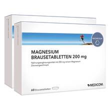 Magnesium Brausetabletten 200 mg 2x60 St