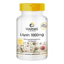 Abbildung: L-Lysin 1000 mg Tabletten 100 St, Tabletten PZN 16792902 