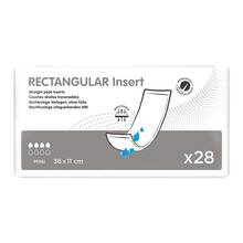 Rectangular Insert mini 11x36 cm without strip 28 St