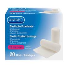 Alvita elastische Fixierbinde 10 cmx4 m 20 St