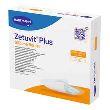 Zetuvit Plus Silicone Border steril 17,5x17,5 cm 10 St