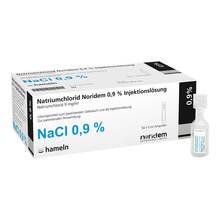 Natriumchlorid Noridem 0,9% Injektionsl&ouml;sung Ampulle  50x5 ml