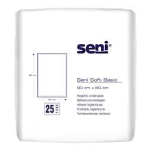 Seni Soft Basic Bettschutzunterlage 60x90 cm 25 St