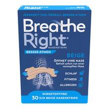 Besser Atmen Breathe Right® Nasenpflaster normal beige 30 St