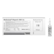 Abbildung: Medunasal-Heparin 500 I.U. Ampullen 10X5 ml, Ampullen PZN 17384499 