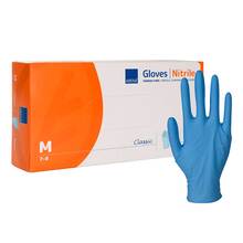 Abena Classic Nitril Untersuchungshandschuhe unste.pf M blau 100 St