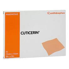 Cuticerin 7,5x7,5 cm Gaze mit Salbenbeschichtung 10 St