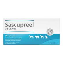 Abbildung: Sascupreel ad us.vet.Ampullen 50X5 ml, Ampullen PZN 17511779 