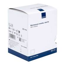 Vlieskompressen 7,5x7,5 cm steril 4lagig 25x5 St