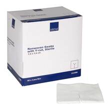 Schlitzkompressen Vlies 7,5x7,5 cm steril 4lagig 50x2 St