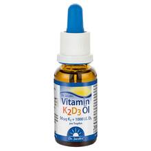 Abbildung: Vitamin K2D3 Öl Dr. Jacob`s 20 ml, Tropfen zum Einnehmen PZN 17565574 