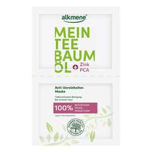 Abbildung: Alkmene Mein Teebaumöl Anti-Unreinheiten Maske 2X7 ml, Gesichtsmaske PZN 17638600 