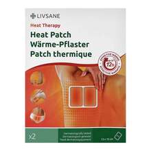 Abbildung: Livsane Wärme-Pflaster 10x13 cm 2 St, Pflaster PZN 17819997 