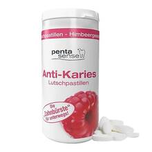Abbildung: Penta-Sense Anti-Karies Lutschpastillen Himbeere 150 St, Pastillen PZN 17872187 