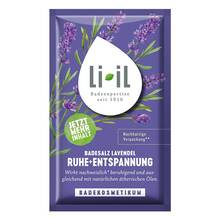 Abbildung: LI-IL Badesalz Lavendel Ruhe + Entspannung 80 g, Bad PZN 17885882 