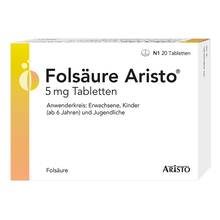 Folsäure Aristo 5 mg Tabletten 20 St