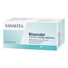 Bisacodyl Sanavita 10 mg Zäpfchen 30 St