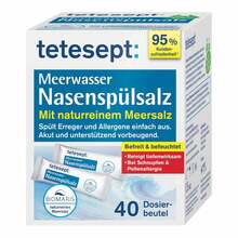tetesept Meerwasser Nasenspülsalz 40 St