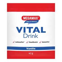 Megamax Vital Drink Vanille Pulver 42 g