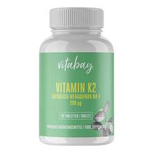 Vitamin K2 200 µg MK-7 vegan hochdosiert Tabletten 90 St
