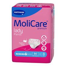 Abbildung: Molicare Premium lady Pants 7 Tropfen M 8 St, Beutel PZN 18300814 