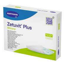Zetuvit Plus Silicone steril 20x20 cm 10 St
