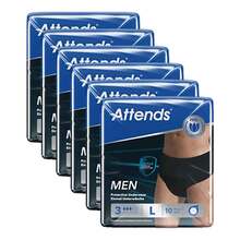 Attends Men Protective Underwear 3 L 6x10 St