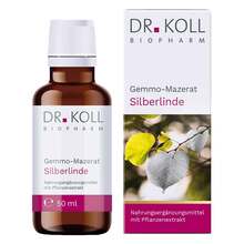 Abbildung: Gemmo Mazerat Silberlinde Dr. Koll Tilia tomentosa 50 ml, Tropfen PZN 18467980 