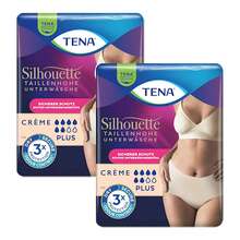 Tena Silhouette Plus L creme Inkontinenz Pants 2x8 St