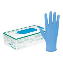 Vasco Nitril sky-blue Unt.- / Schutzhandschuhe unste.M 100 St