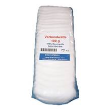 Watte Gefaltet gelegt 100% Baumwolle 100 g