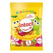 Abbildung: Intact Traubenzucker Beutel Kinder-Mix + Vitamin C 75 g, Bonbons PZN 18720657 