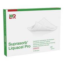 Abbildung: Suprasorb Liquacel Pro 5x5 cm Kompressen 10 St, Kompressen PZN 18772625 