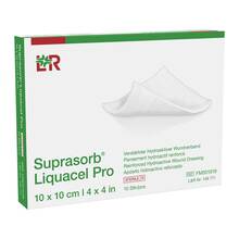Abbildung: Suprasorb Liquacel Pro 10x10 cm Kompressen 10 St, Kompressen PZN 18772660 