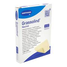 Grassolind Salbenkompressen 5x5 cm steril 10 St