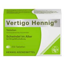 Vertigo Hennig Tabletten 200 St