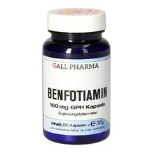 Benfotiamin 100 mg GPH Kapseln vet. (f&uuml;r Tiere) 60 St