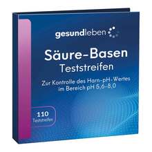 Abbildung: Gesund Leben Säure-Basen-Teststreifen 110 St, Teststreifen PZN 19261996 