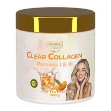 Abbildung: Collagen Clear Glow Kollagen Peptide Pfirsich Pulver  300 g, Pulver PZN 19274154 